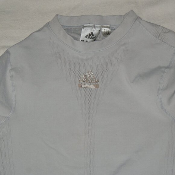 Adidas ClimaCool Long Sleeve Shirt Grey Size Large - Picture 2 of 10